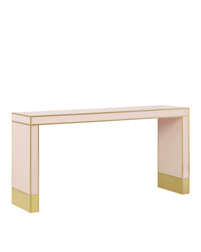 Currey & Co. Arden Pink Console Table 3000-0210