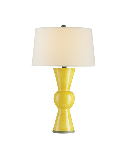 Currey & Co. Upbeat Yellow Table Lamp 6382