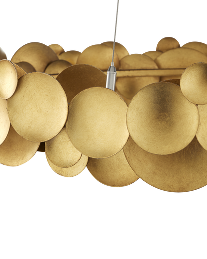 Currey & Co. Lavengro Gold Chandelier 9000-0972