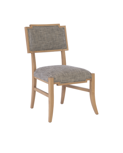 Currey & Co. Melanie Blonde Side Chair, Liller Tortoise 7000-1032