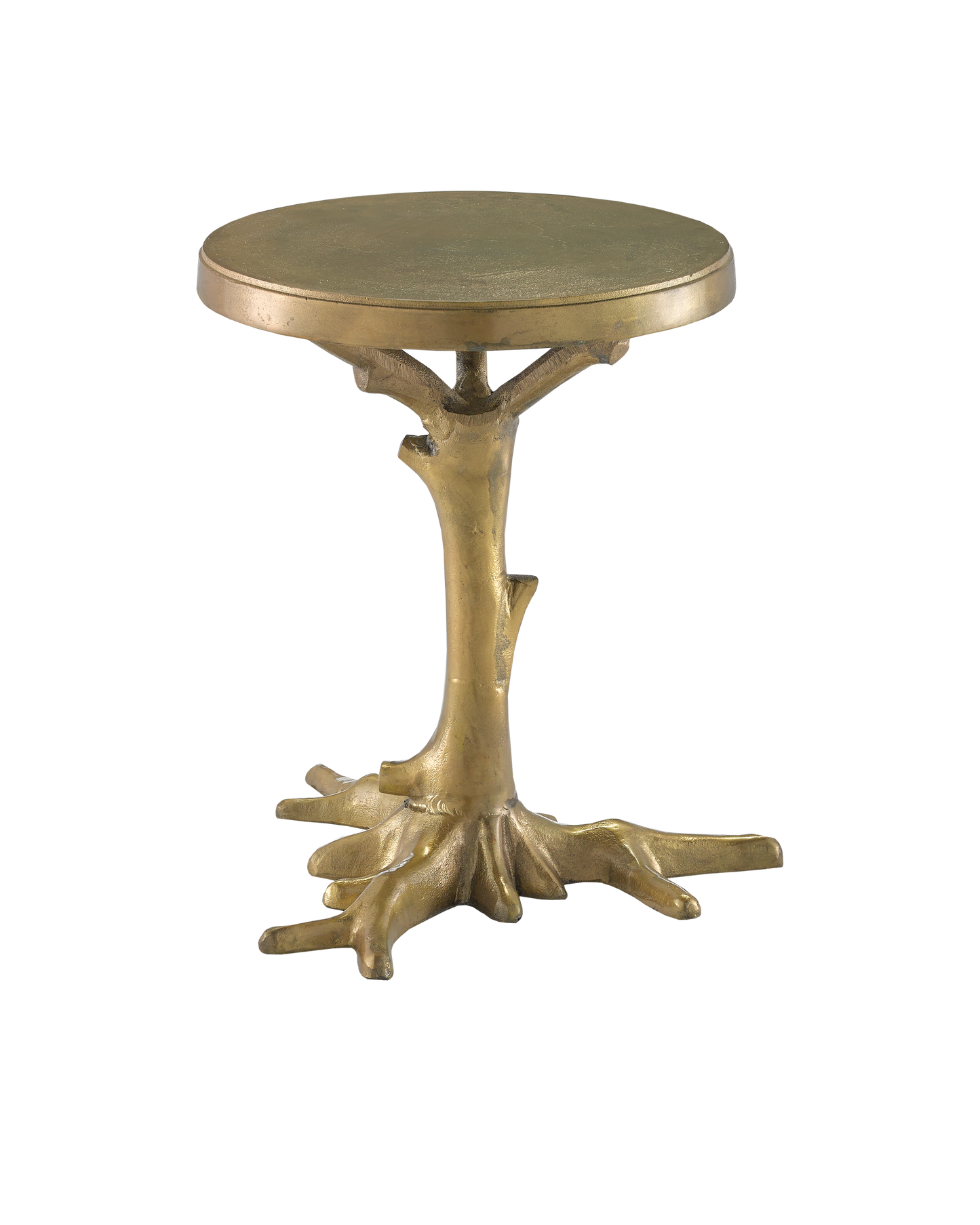 Currey & Co. Jada Brass Accent Table 4000-0117