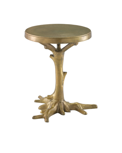 Currey & Co. Jada Brass Accent Table 4000-0117