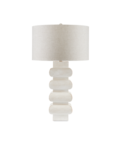 Currey & Co. Blondel White Table Lamp 6000-0769