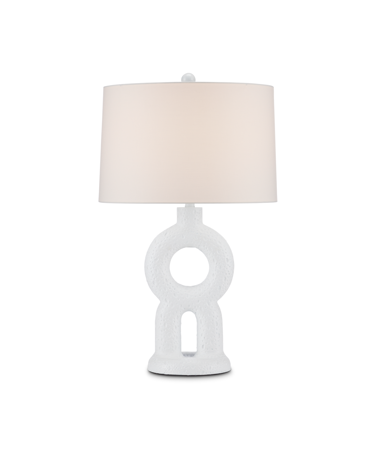 Currey & Co. Ciambella White Table Lamp 6000-0857