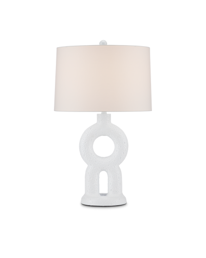 Currey & Co. Ciambella White Table Lamp 6000-0857