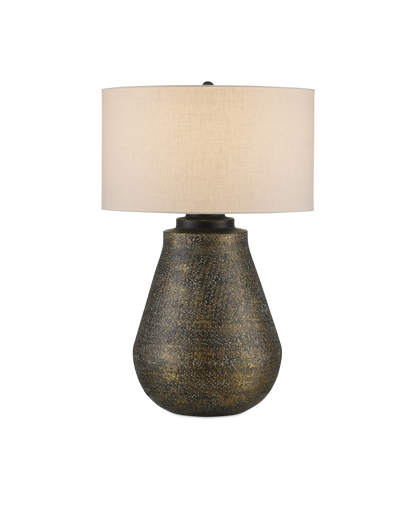 Currey & Co. Brigadier Brass Table Lamp 6000-0890