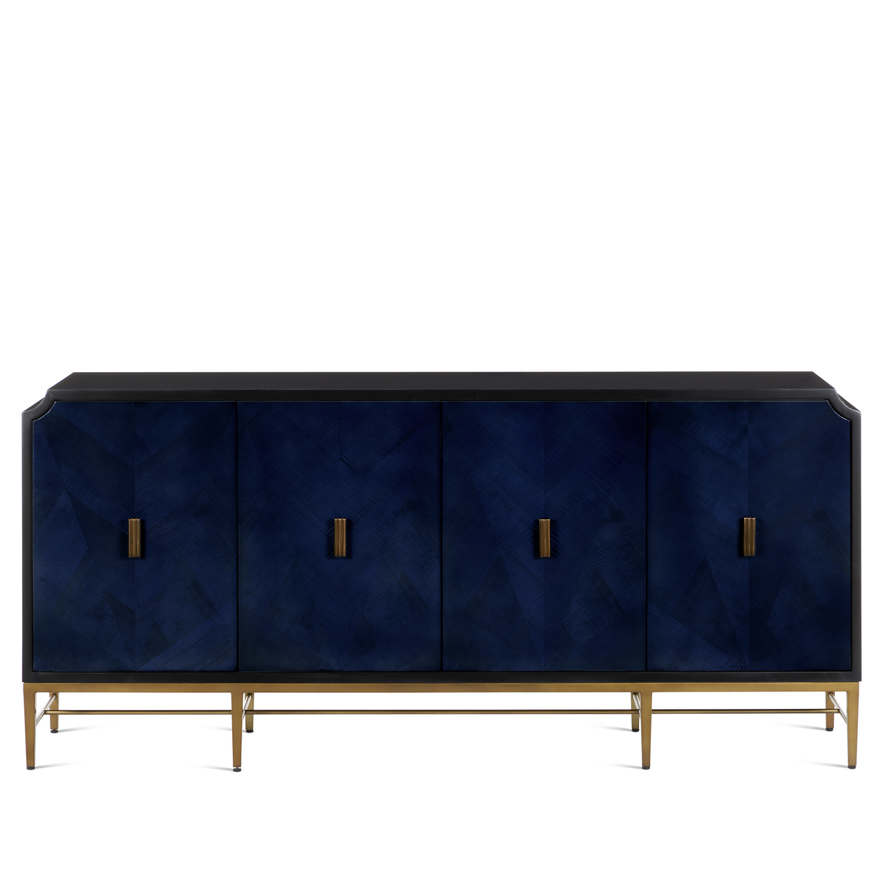 Currey & Co. Kallista Blue Credenza 3000-0247