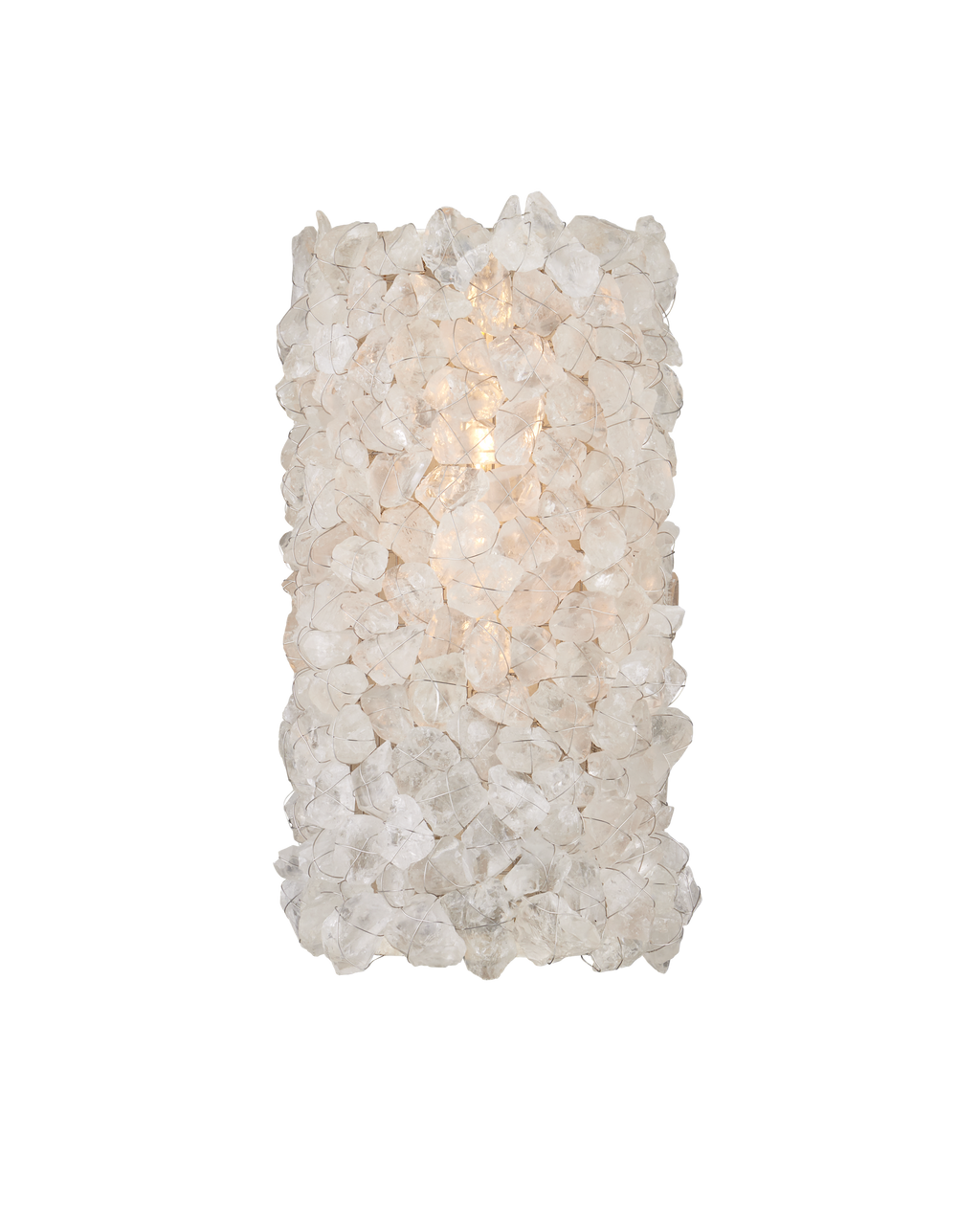 Currey & Co Iconoclast Wall Sconce in Contemporary Silver Leaf/Contemporary Silver/Natural 5000-0262