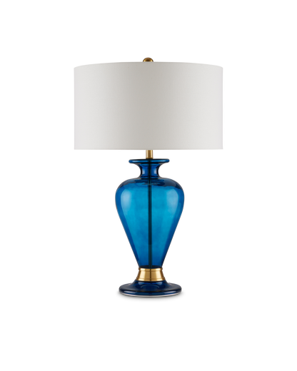 Currey & Co. Aladdin Blue Table Lamp 6000-0839