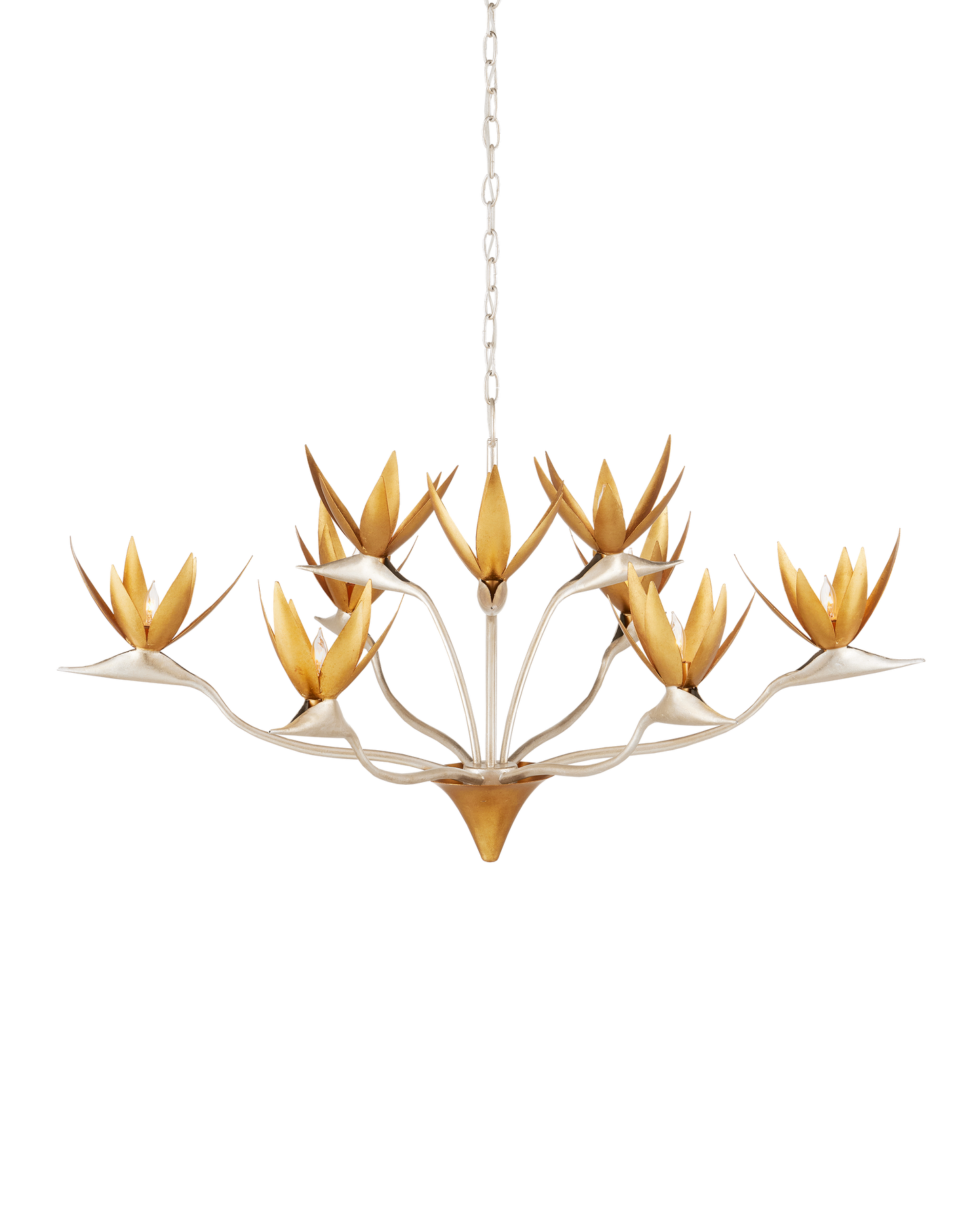 Currey & Co. Paradiso Gold & Silver Chandelier 9000-0973