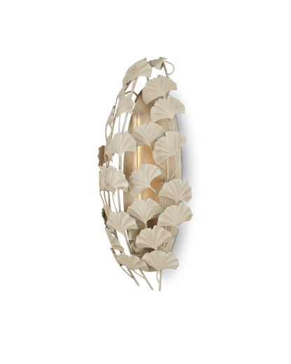 Currey & Co. Maidenhair Ivory Wall Sconce 5000-0230