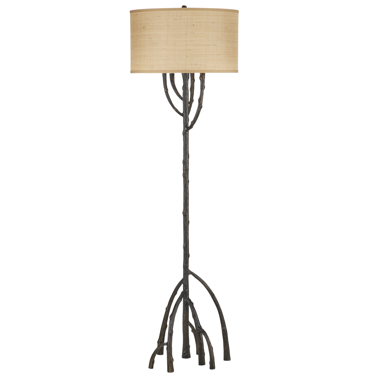 Currey & Co. Mangrove Bronze Floor Lamp 8000-0142