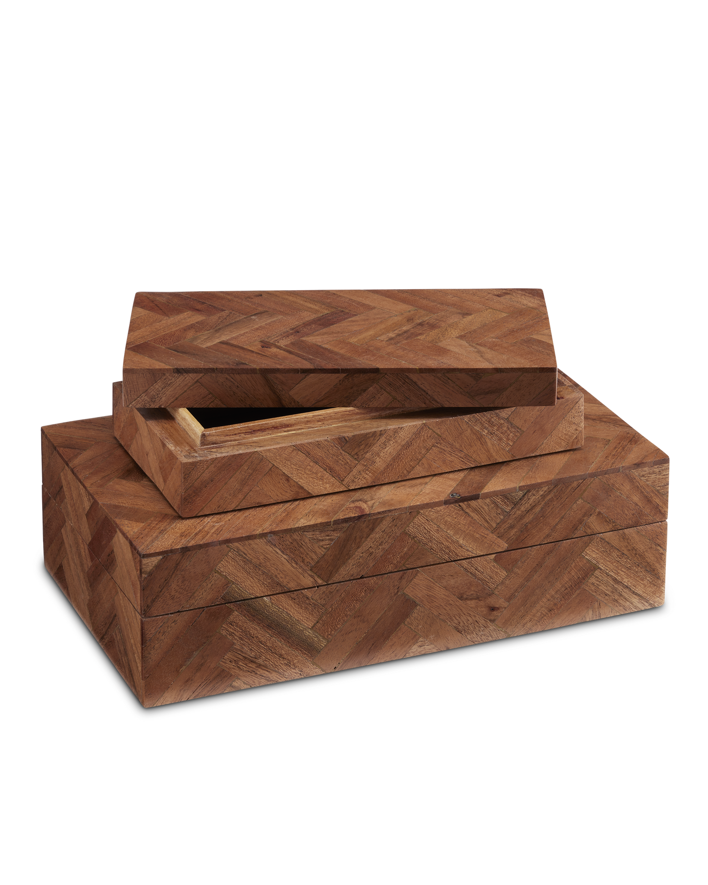 Currey & Co. Alfeo Wood Box Set of 2 1200-0643