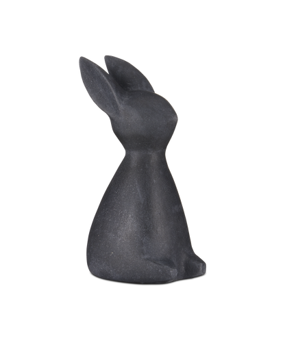 Currey & Co. Black Marble Rabbit 1200-0655