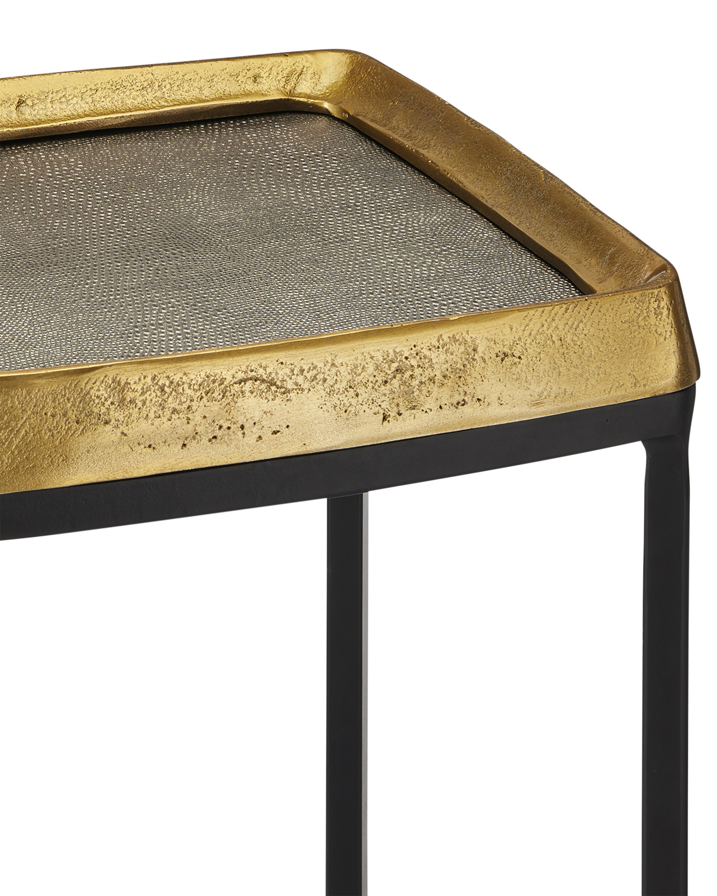 Currey & Co. Tanay Brass Accent Table 4000-0149