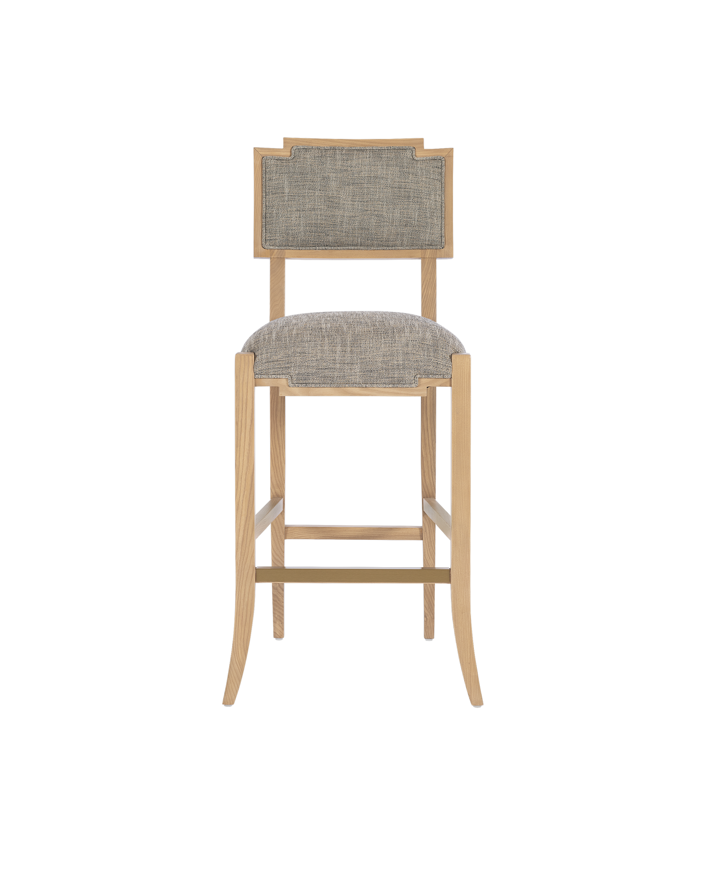 Currey & Co. Melanie Blonde Bar Stool, Liller Tortoise 7000-1012