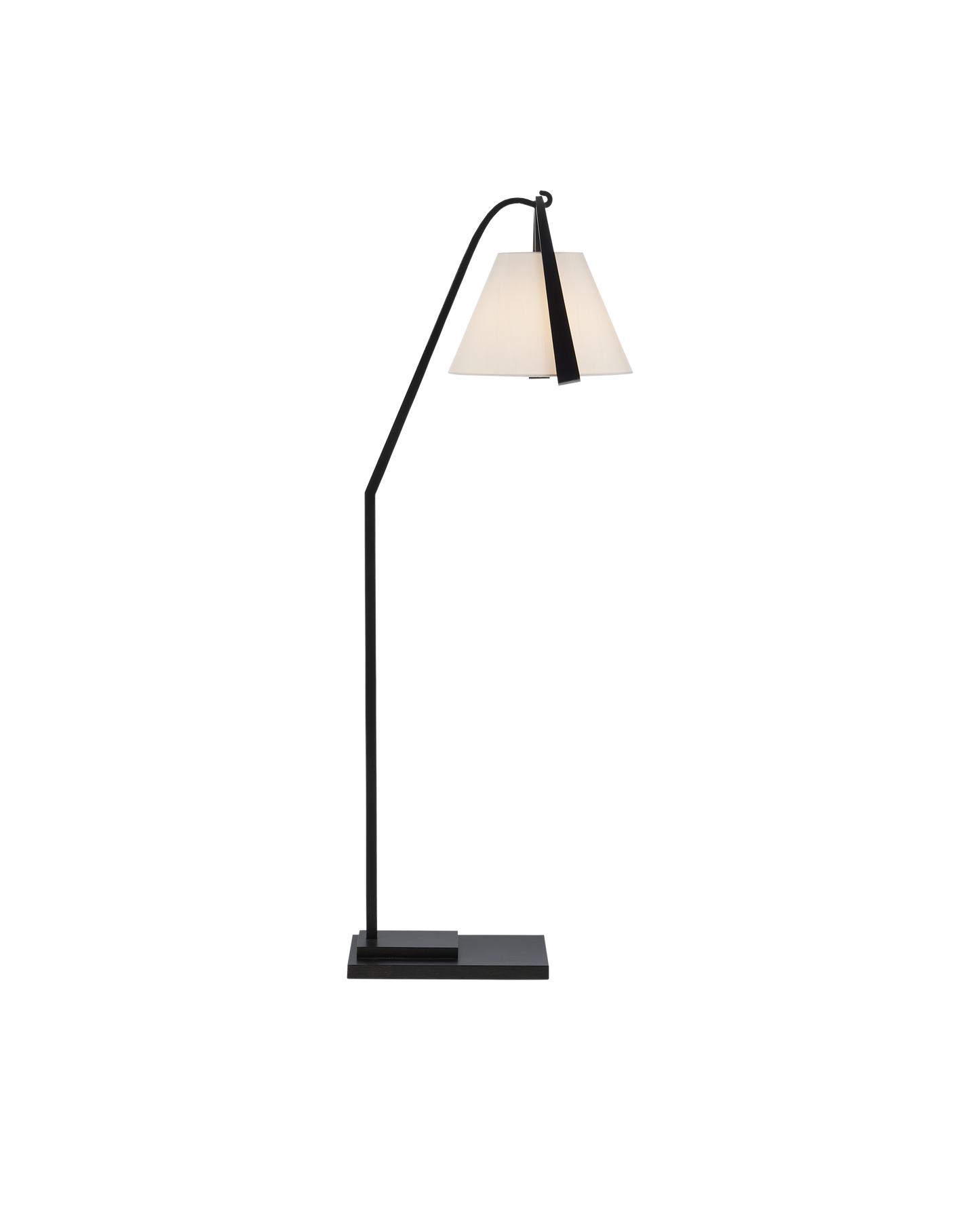 Currey & Co. Frey Black Floor Lamp 8000-0122