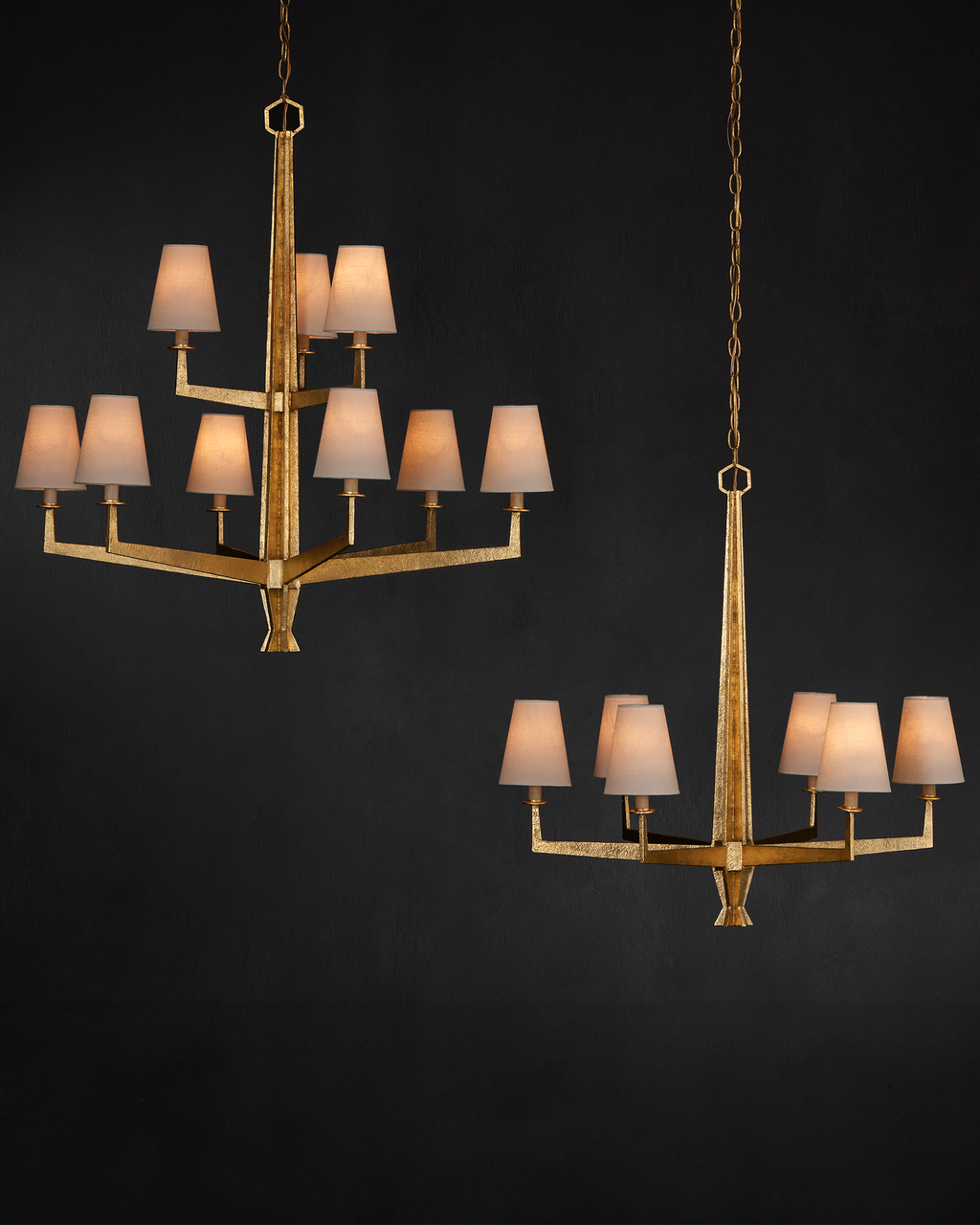 Currey & Co. Goldfinch Medium Chandelier 9000-1213