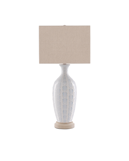 Currey & Co. Saraband White Table Lamp 6000-0517