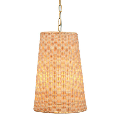 Lily Lifestyle  Candid Rattan 1-Light Pendant, Natural LS5CANDIDNA