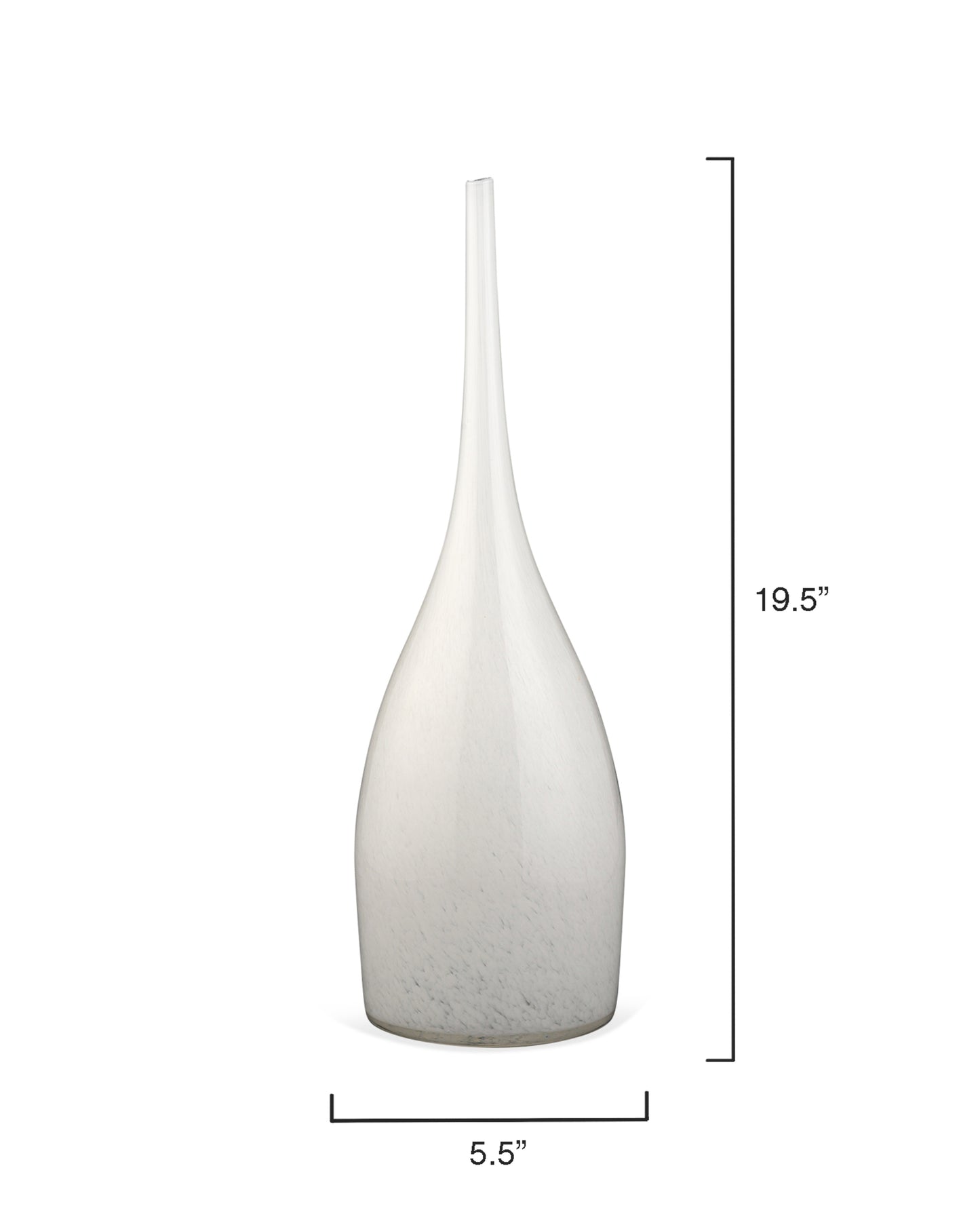 Jamie Young Pixie Vases in White Glass (Set of 3) 7PIXI-VAWH