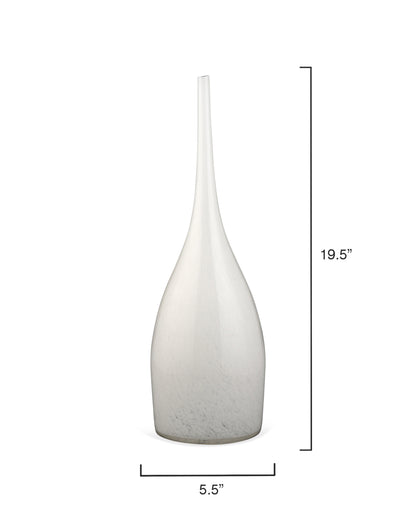 Jamie Young Pixie Vases in White Glass (Set of 3) 7PIXI-VAWH