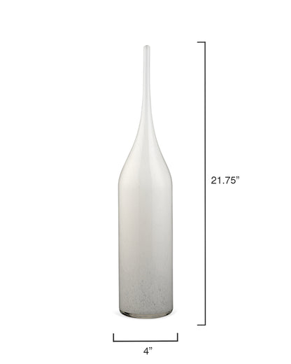 Jamie Young Pixie Vases in White Glass (Set of 3) 7PIXI-VAWH