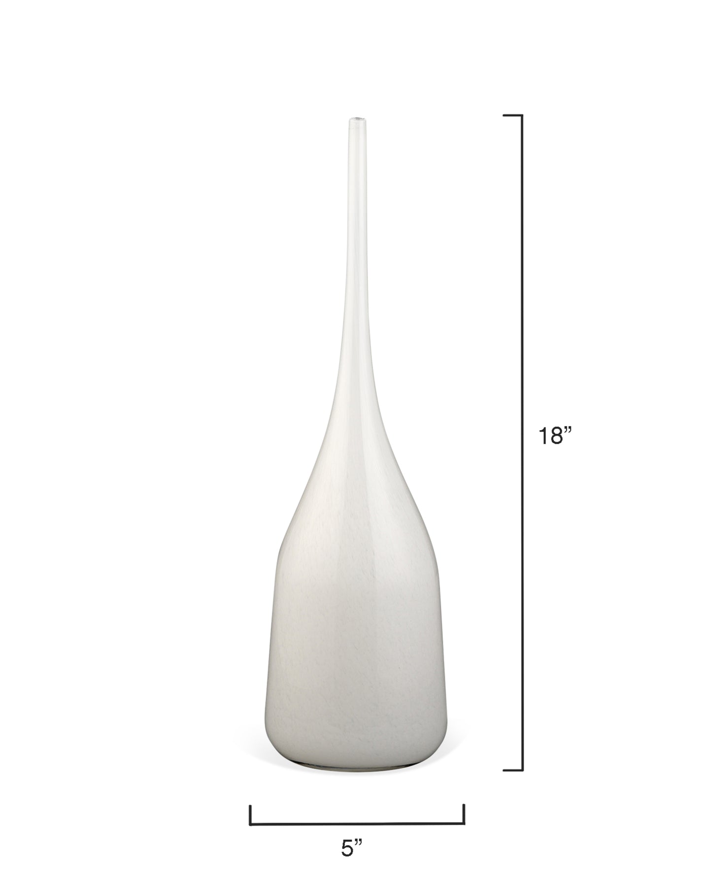 Jamie Young Pixie Vases in White Glass (Set of 3) 7PIXI-VAWH