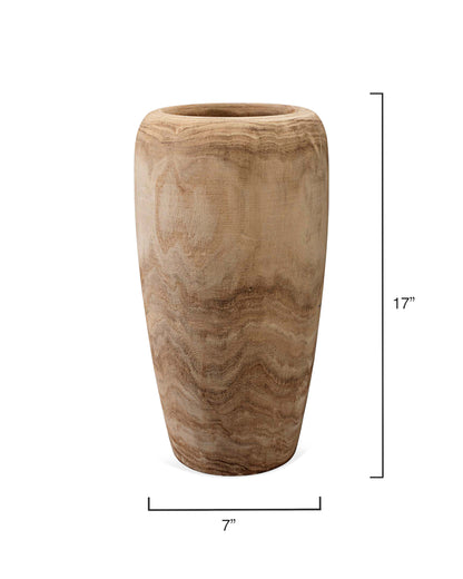 Jamie Young Ojai Wooden Vase 7OJAI-SMWD