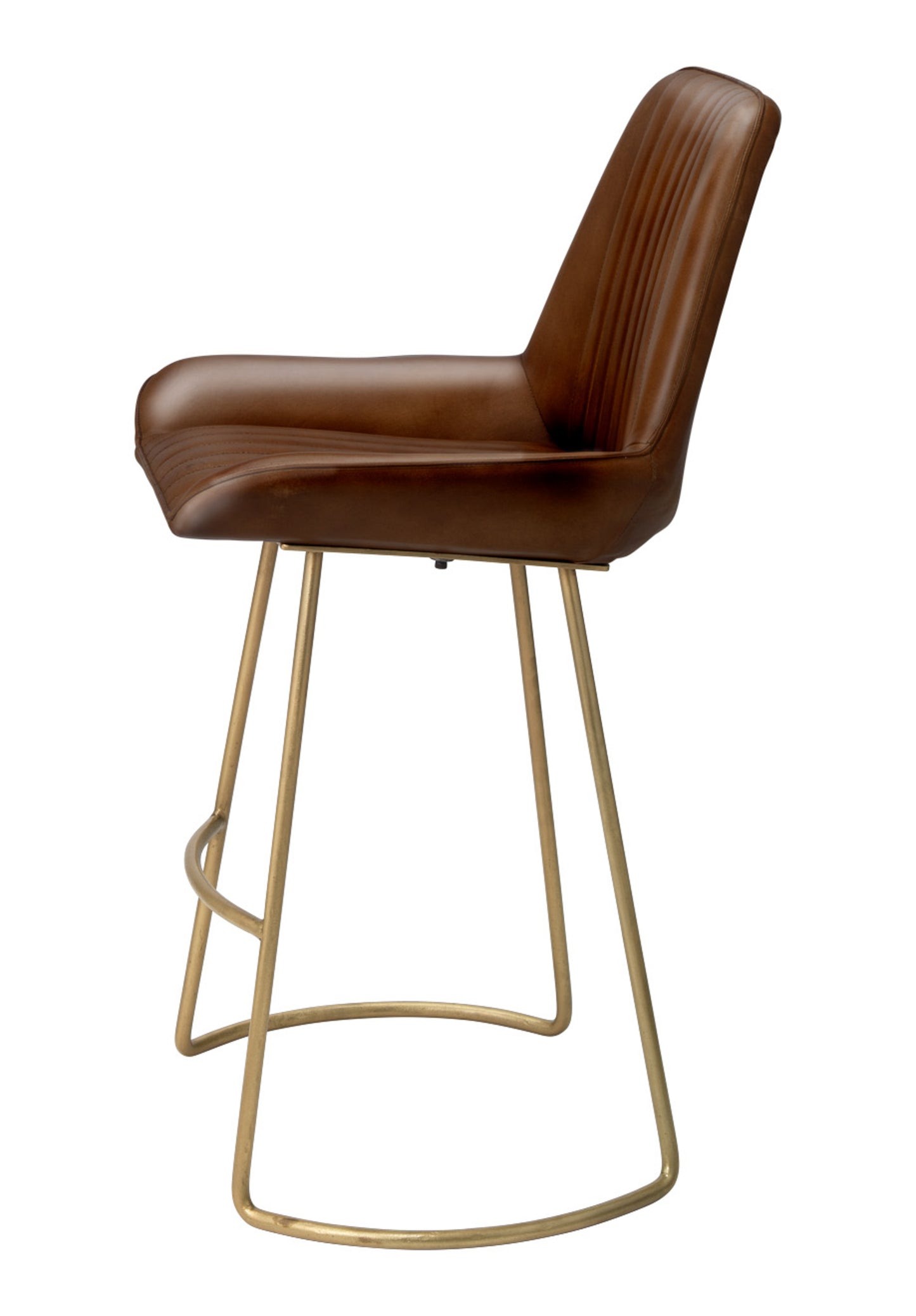 Lily Lifestyle  Perry Leather Counter Stool, Brown LS20PERCSBUF