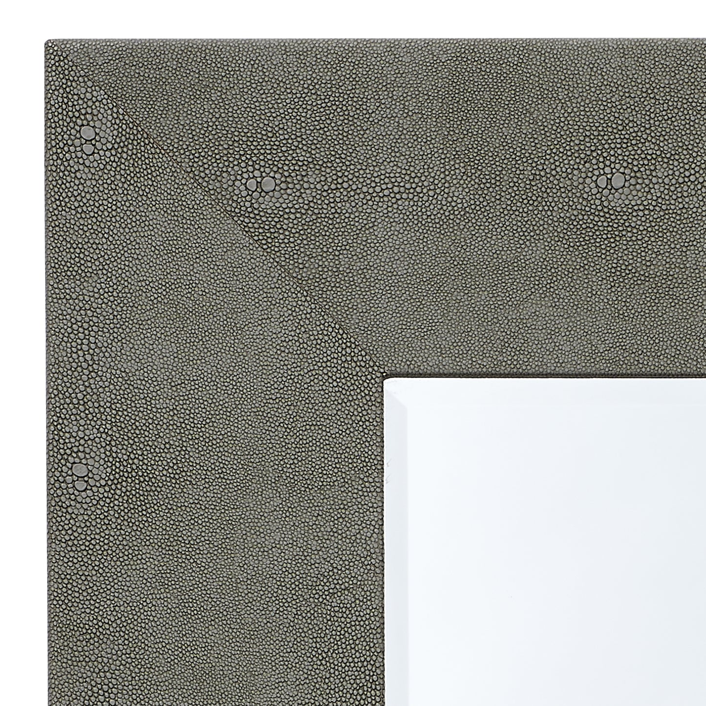 Lily Lifestyle  Structure Shagreen Rectangle Mirror, Grey LS6STRURECGR