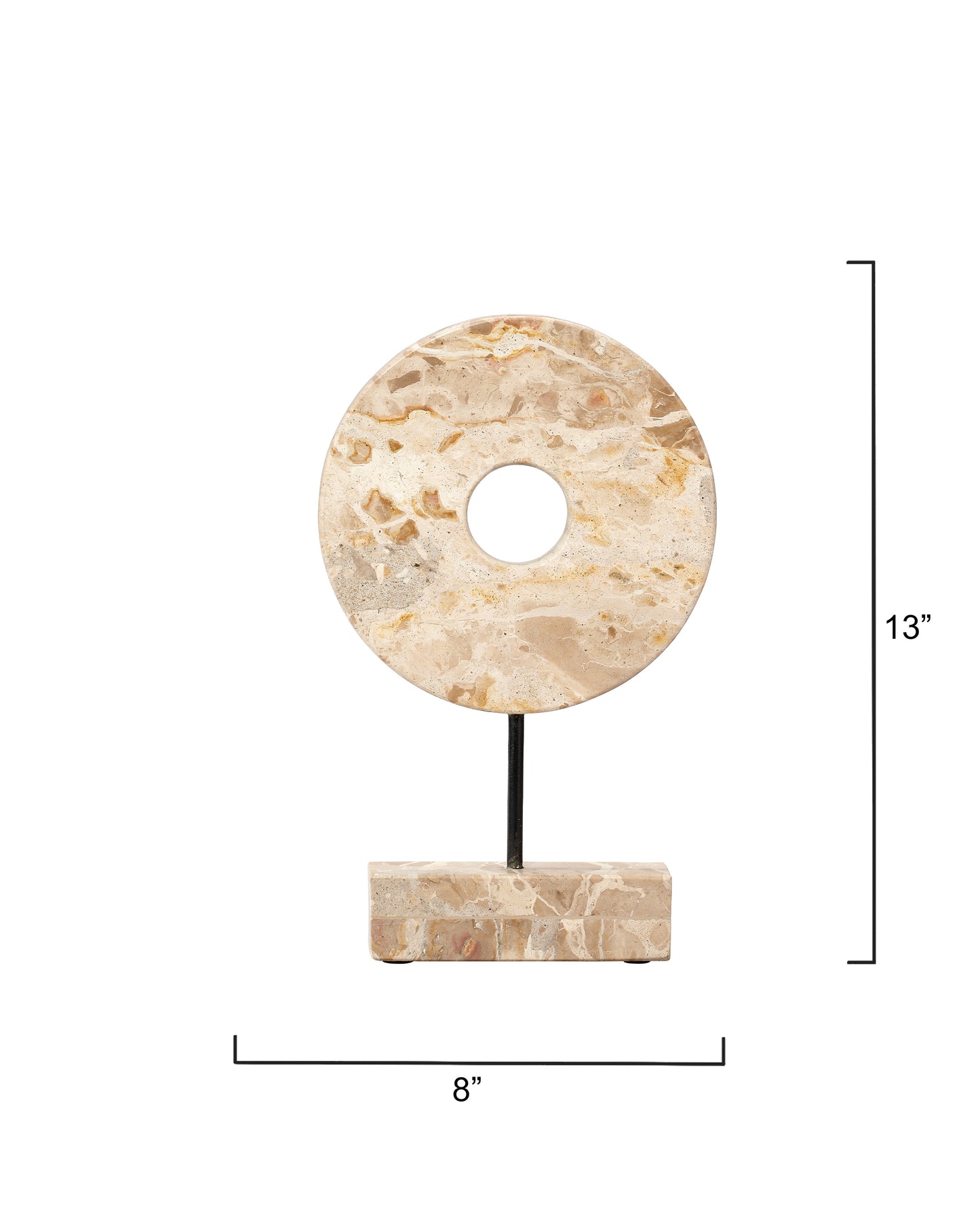 Jamie Young Soleil Marble Stand 7SOLE-MARB