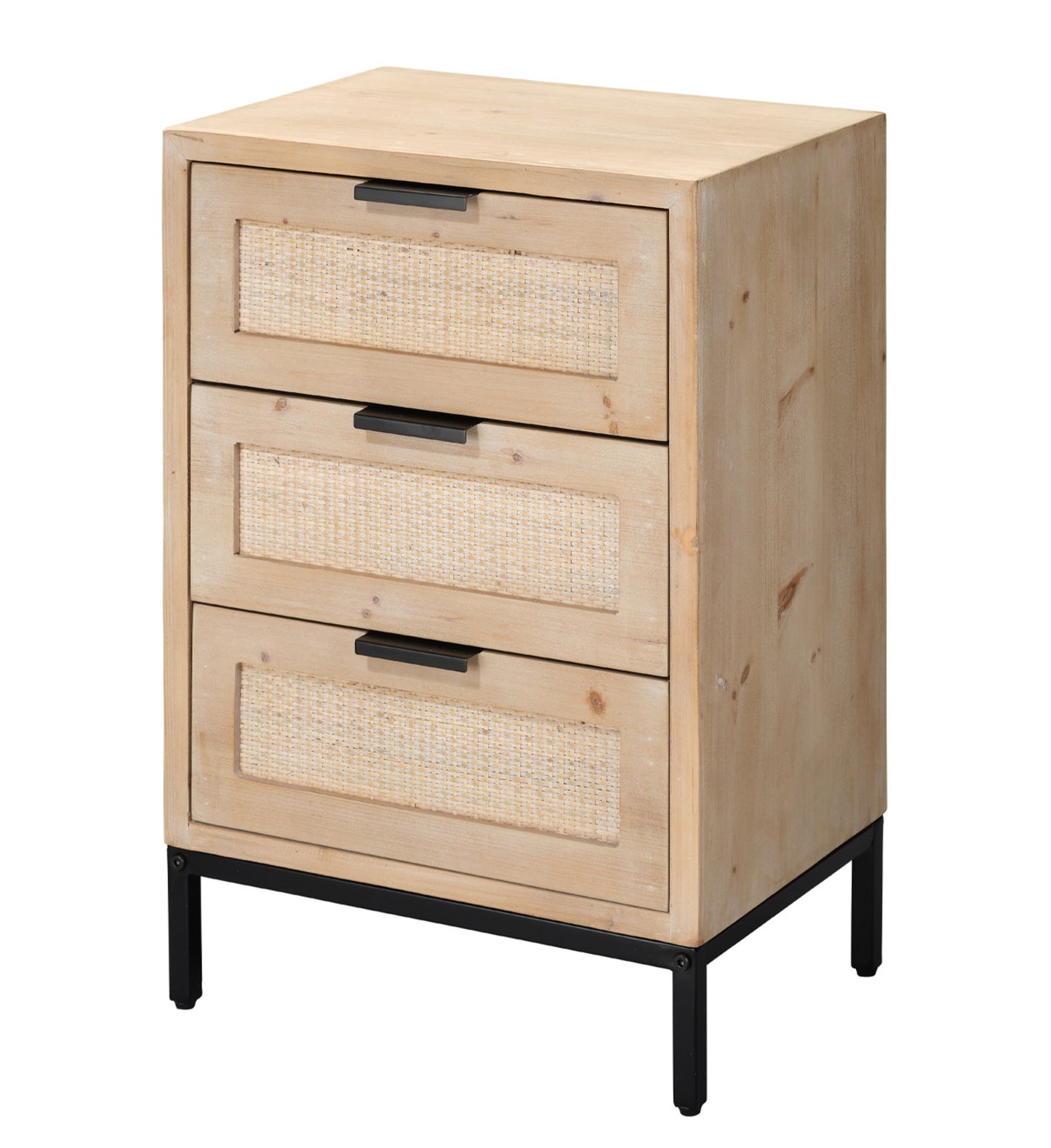 Lily Lifestyle  Reed 3 Drawer Side Table LS20REED3STW