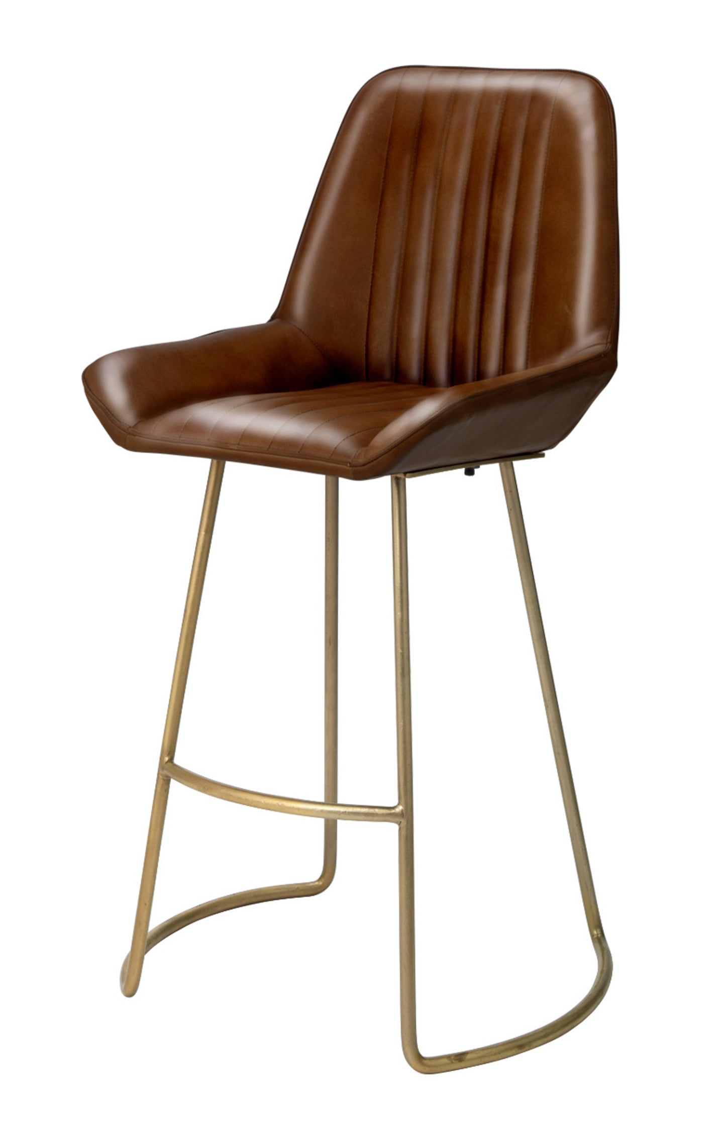 Lily Lifestyle  Perry Leather Counter Stool, Brown LS20PERCSBUF