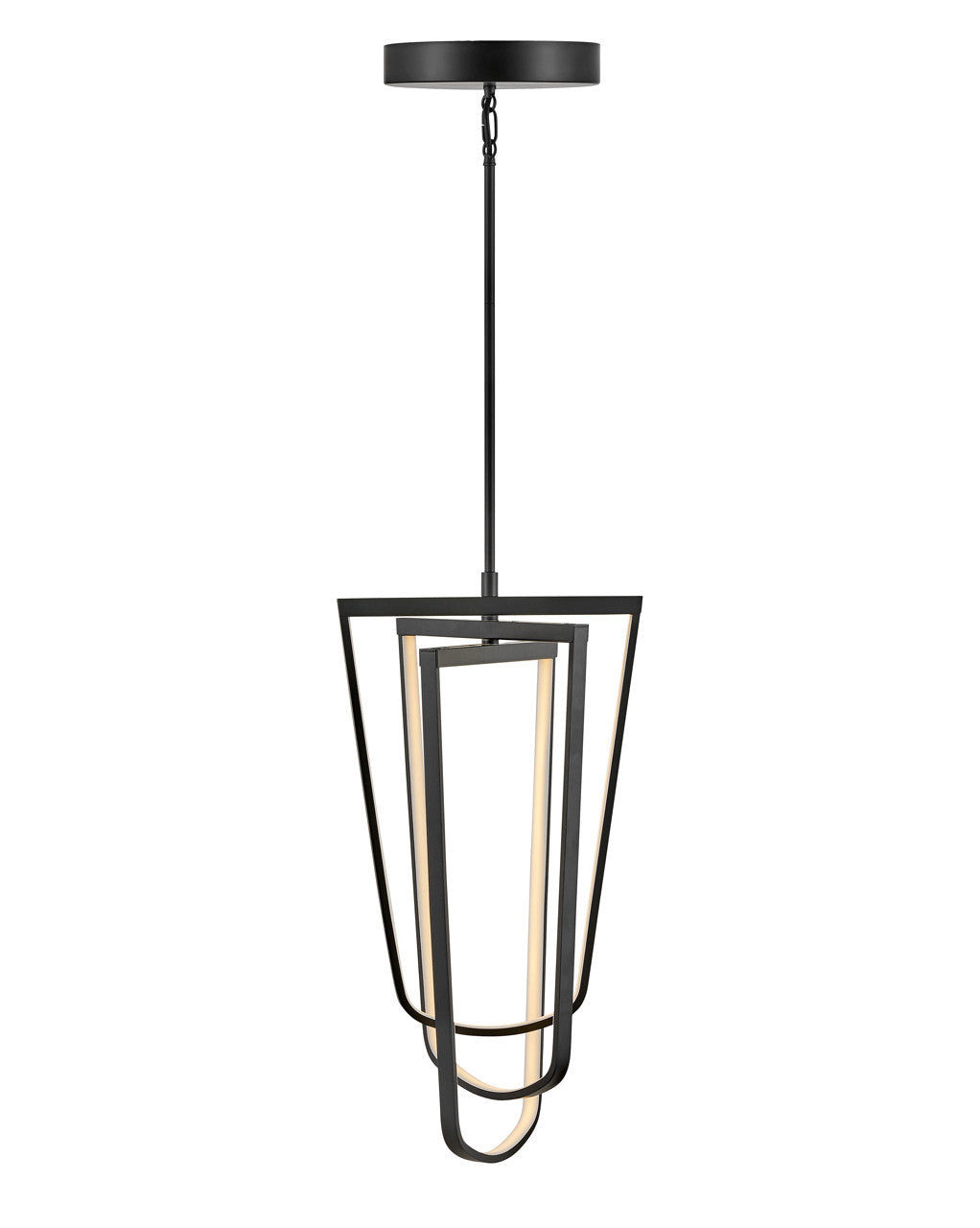 Fredrick Ramond Lighting Onyx Large Pendant Black FR31037BLK