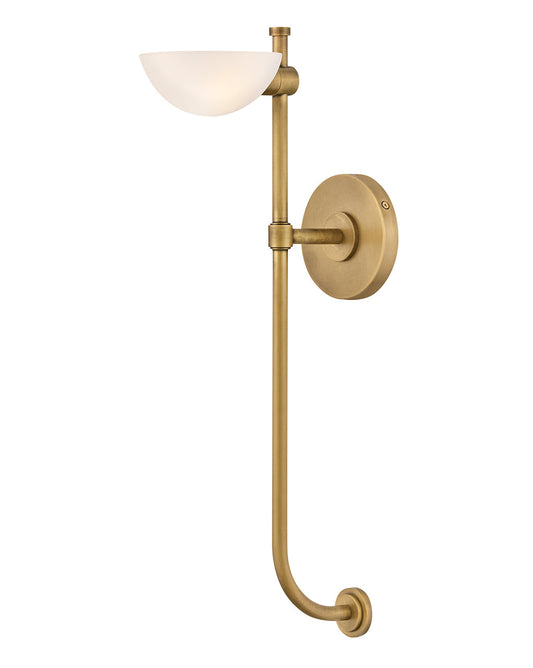 Fredrick Ramond Merit Large Single Light Sconce in Heritage Brass FR42110HB