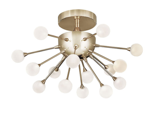 Fredrick Ramond Lighting FR44411POG Impulse Foyer in Polished Gold