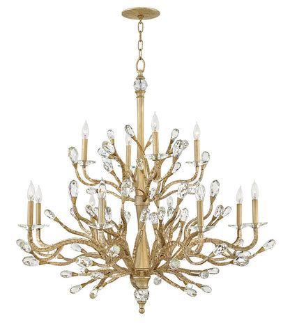 Fredrick Ramond Lighting Eve Extra Large Two Tier Champagne Gold FR46810CPG