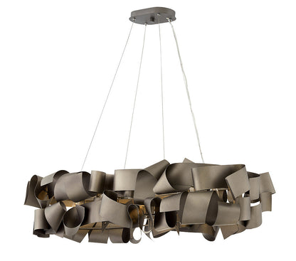 Fredrick Ramond Lighting Delfina Six Light Linear Metallic Matte Bronze FR48605MMB