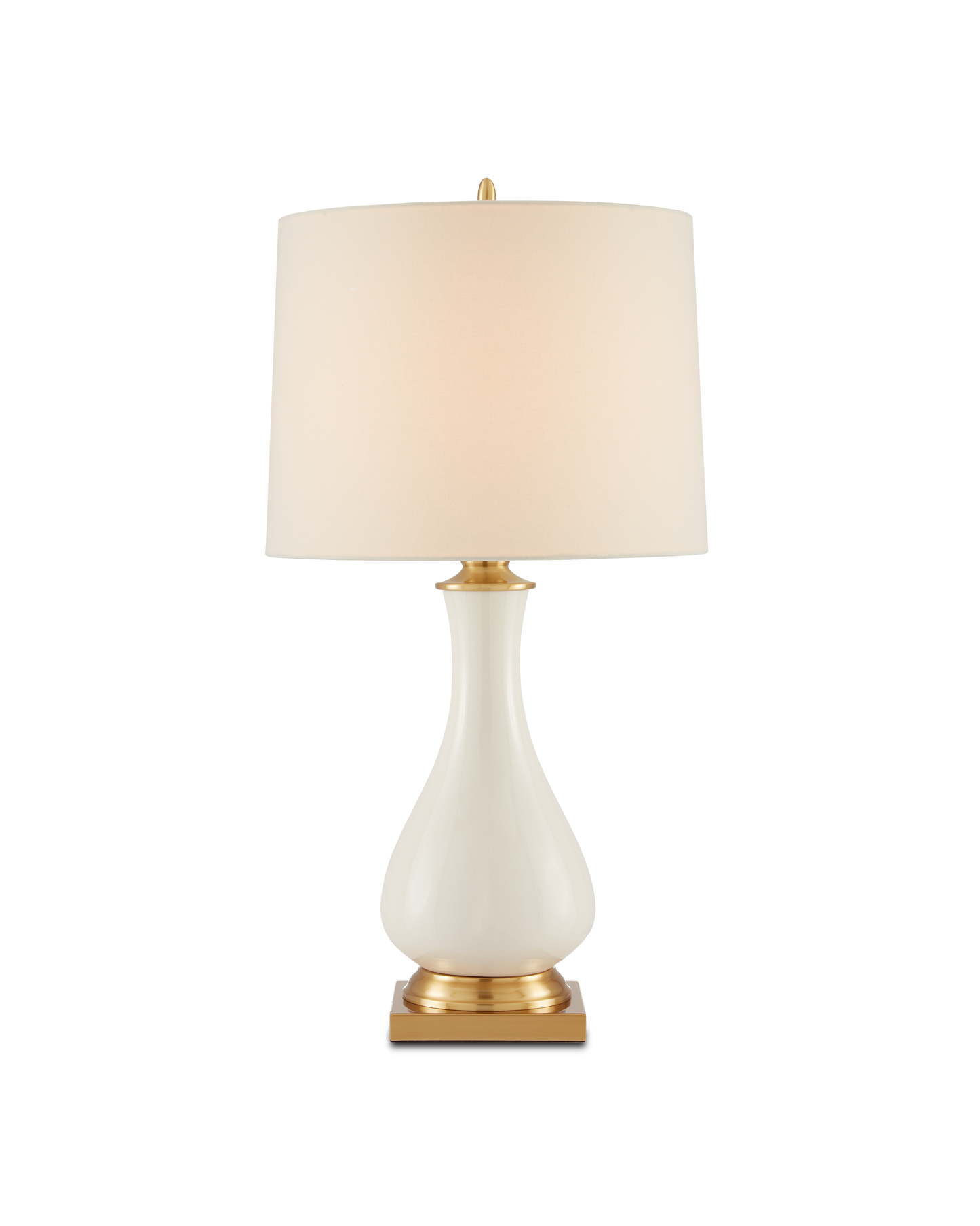 Currey & Co. Lynton Cream Table Lamp 6425