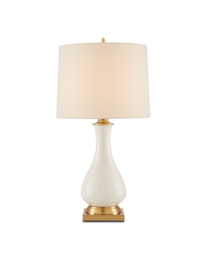 Currey & Co. Lynton Cream Table Lamp 6425