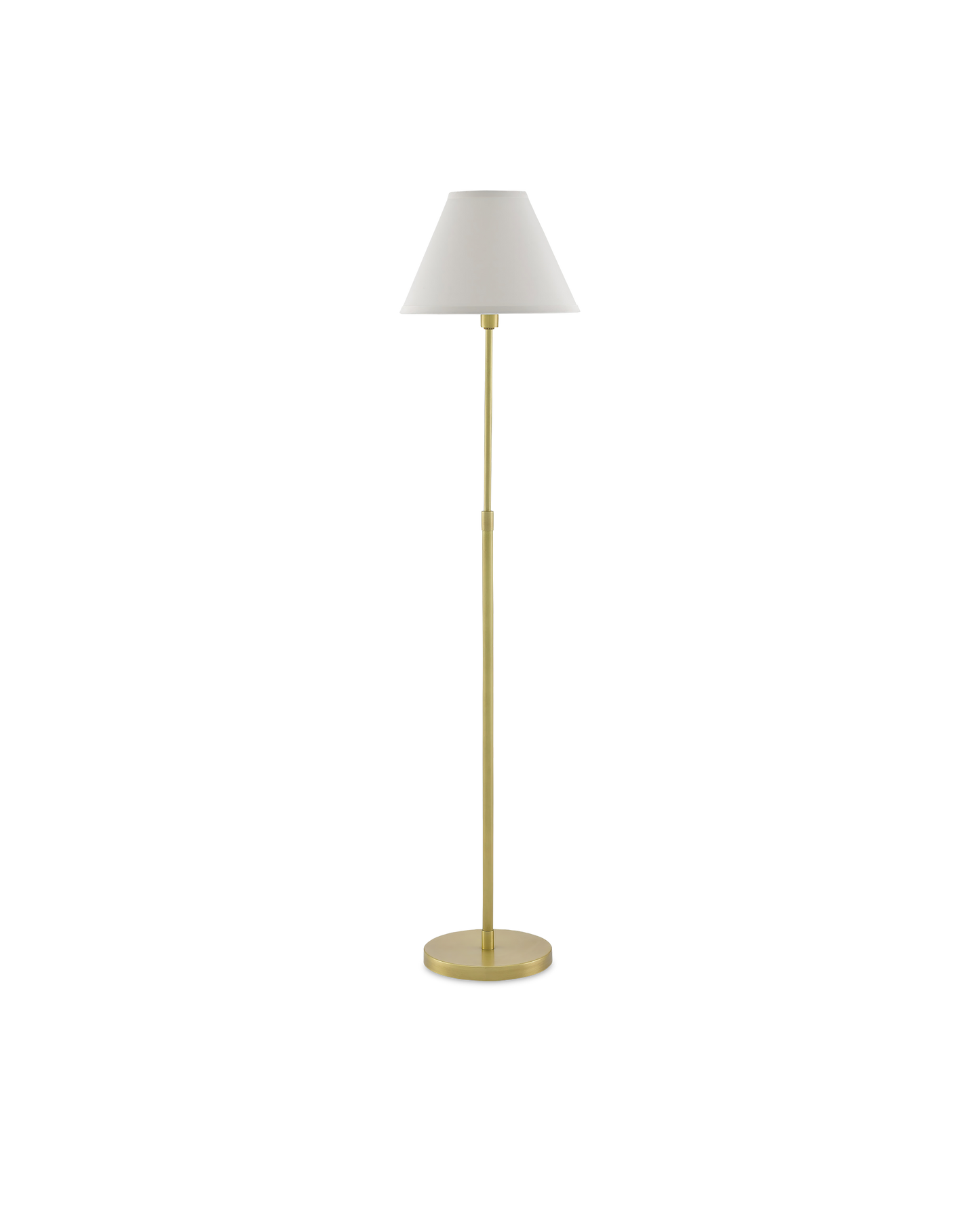 Currey & Co. Dain Brass Floor Lamp 8000-0011