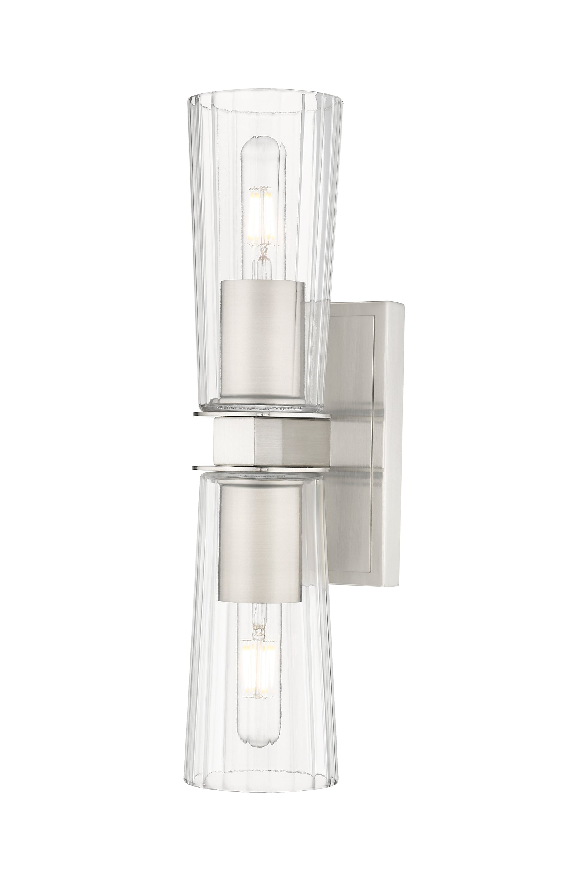 Titus 2 Light Wall Sconce in Brushed Nickel 826-2S-BN