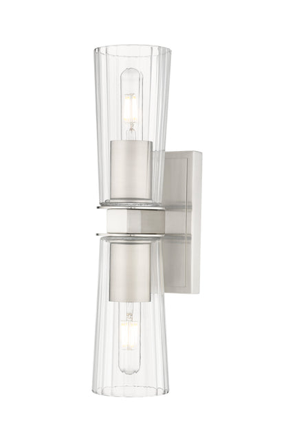 Titus 2 Light Wall Sconce in Brushed Nickel 826-2S-BN