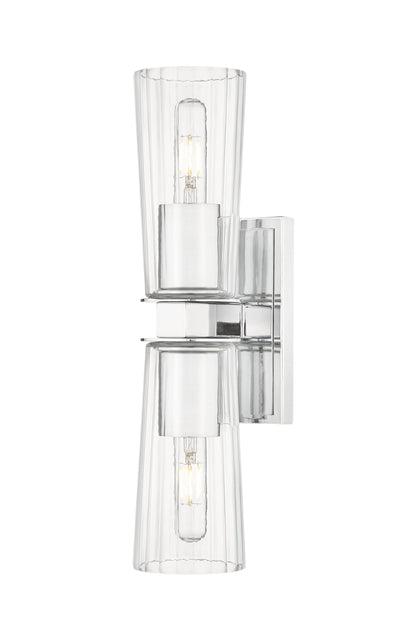 Titus 2 Light Wall Sconce in Chrome 826-2S-CH