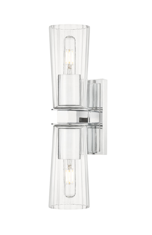 Titus 2 Light Wall Sconce in Chrome 826-2S-CH