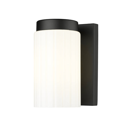 Burk 1 Light Wall Sconce in Matte Black 746-1S-MB