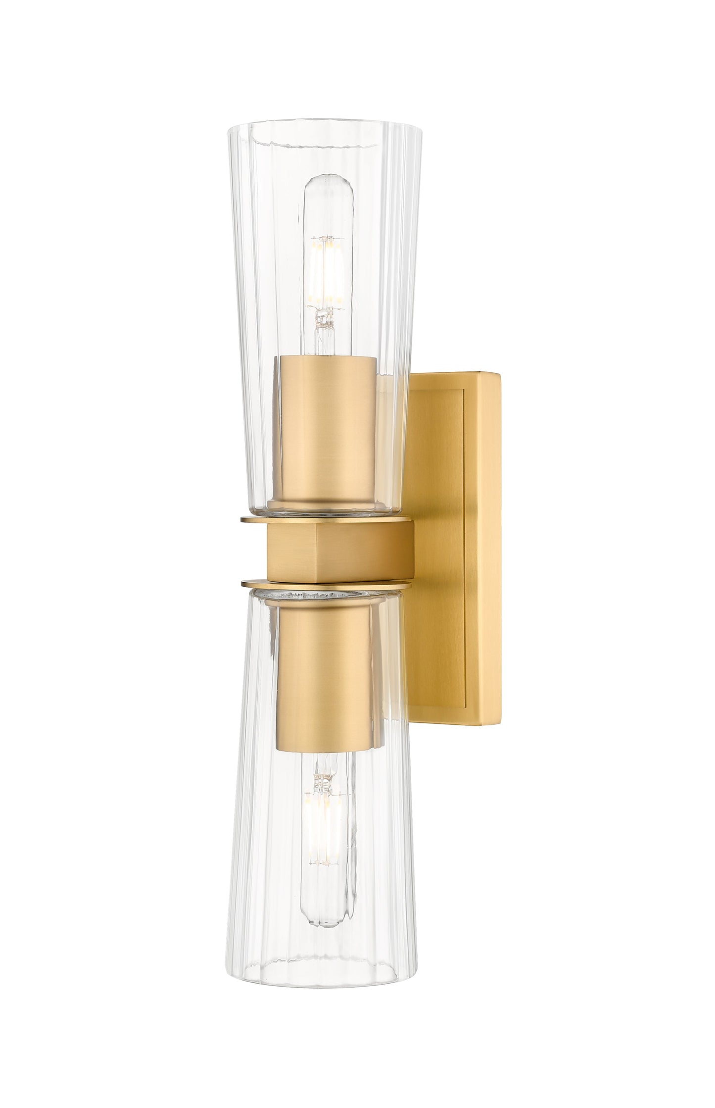 Titus 2 Light Wall Sconce in Modern Gold 826-2S-MGLD