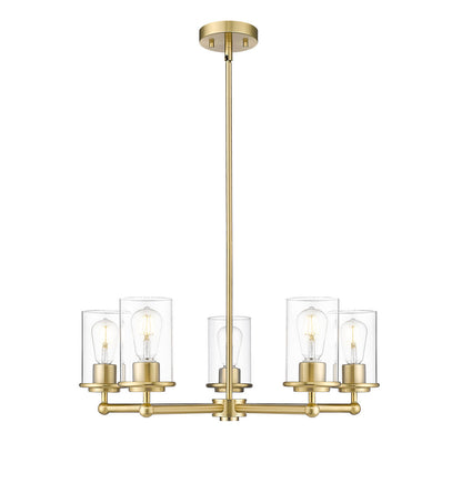 Z-LITE Thayer 5 Light Chandelier in Luxe Gold 742-5LG