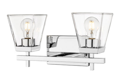 Z-Lite Lauren 2 Light Vanity in Chrome 819-2V-CH